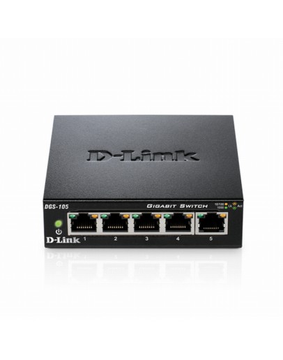 D-Link 5-port 10/100/1000 Gigabit Metal Housing De