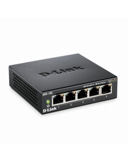 D-Link 5-port 10/100/1000 Gigabit Metal Housing De