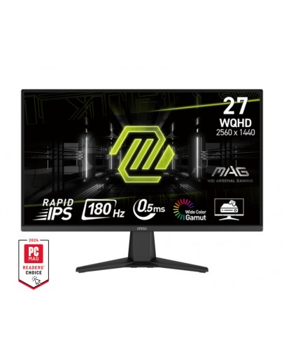 Монитор MSI MAG 275QF, 27, Rapid IPS, 0.5ms, 180Hz, AG, WQ