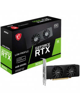 MSI Video Card Nvidia GeForce RTX 3050 LP 6G OC,