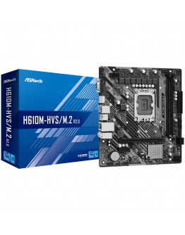 ASROCK MB Desktop H610M-HVS (S1700, 2x DDR4, 1x