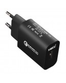 Makki зарядно за стена Fast Charger QC3.0 18W - MAKKI-QC18W-BK