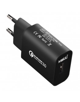 Makki зарядно за стена Fast Charger QC3.0 18W - MAKKI-QC18W-BK