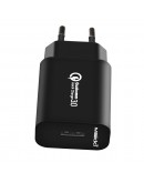 Makki зарядно за стена Fast Charger QC3.0 18W - MAKKI-QC18W-BK