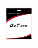 Преходник DeTech, USB C (F)– USB(M) OTG, Сив - 17856