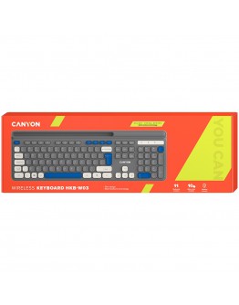 CANYON keyboard HKB-W03 EN AAA Wireless