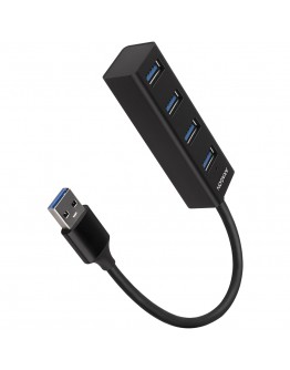 AXAGON HUE-M1A 4x USB3.2 Gen 1 MINI hub, metal,