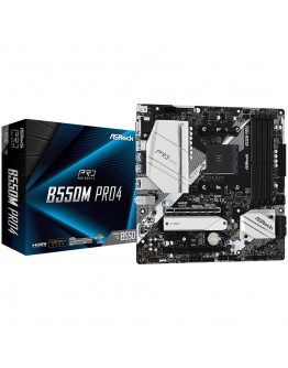 ASROCK Main Board Desktop B550M PRO4 (AM4,