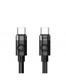 Orico кабел Cable USB C-to-C PD 60W Charging 1.0m Black - CDX-60CC-BK