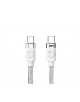 Orico кабел Cable USB C-to-C PD 60W Charging 1.0m White - CDX-60CC-WH