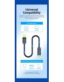 Vention кабел Cable DisplayPort to HDMI 3.0m - 4K, Gold Plated - HFOBI