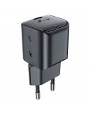 Acefast Универсално зарядно за стена Charger Wall GaN PD20W - A73 Mini - USB-C x 1, Black