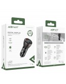 Acefast зарядно за кола Fast Charger Car PD3.0 63W - B6 - USB-A x 1, USB-C x 1, Black