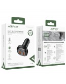 Acefast зарядно за кола Fast Charger Car PD3.0 66W - B9 - USB-C x 1, USB-A x 2, Black