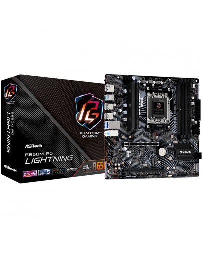 ASROCK B650M PG LIGHTNING AM5 Socket, 4x DDR5