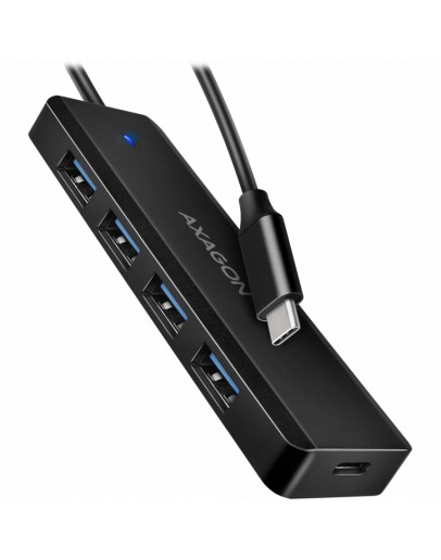 AXAGON HUE-C1C 4x USB3.2 Gen 1 Travel hub, USB-C