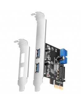 AXAGON PCEU-232RS PCIe card - 2+2x USB 5Gbps