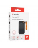 Verbatim Pocket SSD USB 3.2 Gen 2 1TB Black/Orange