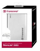 Transcend 0GB StoreJet 2.5 (SATA), USB 3.1, Alumin