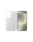 Samsung S24 Smart View Wallet Case White