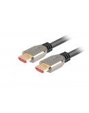 Lanberg HDMI M/M V2.1 8K 60Hz cable 0.5m, black