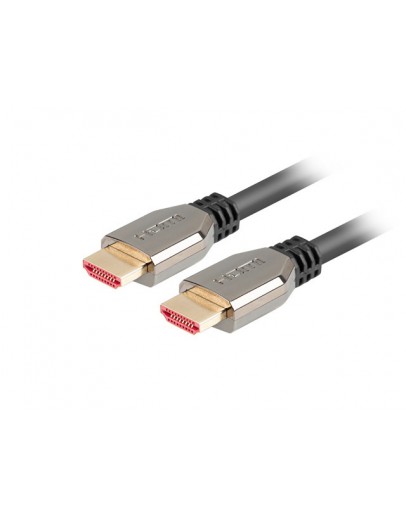 Lanberg HDMI M/M V2.1 1m 8K 60Hz, black