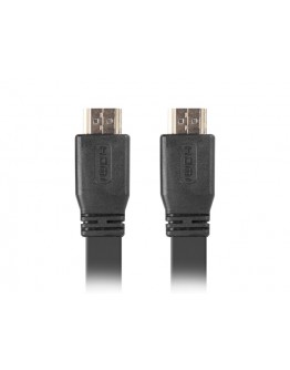 Lanberg HDMI M/M V2.0 cable 3m, 4K flat, black