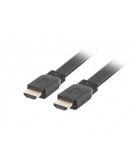 Lanberg HDMI M/M V2.0 cable 1.8m, 4K flat, black