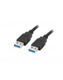 Lanberg USB-A M/M 3.0 cable 1m, black