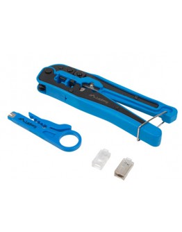 Lanberg crimping toolkit with RJ45 connectors RJ45