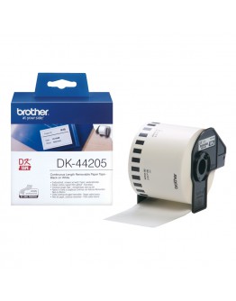 Brother DK-44205 White Removable Paper Tape 62 mm 