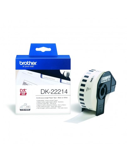 Brother DK-22214 White Continuous Length Paper Tap