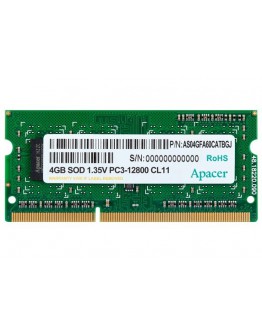 Apacer 4GB Notebook Memory - DDR3 SODIMM 512x 8, L