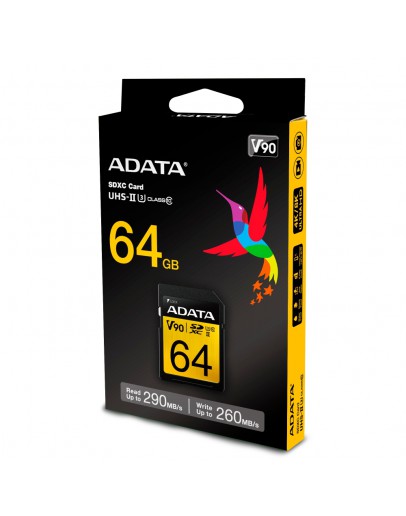 ADATA 64GB SDXC UHS-II U3 CLASS 10