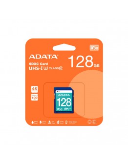 ADATA 128GB SDXC UHS-I U3 V30S