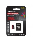 ADATA 256GB MicroSDXC UHS-I U3 V30S High (with ada