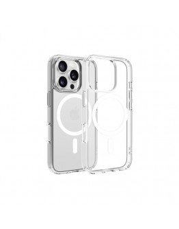 Dviced Magsafe iPhone 16 Pro clear case - White