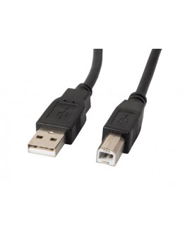 Lanberg USB-A (M) -> USB-B (M) 2.0 cable 3m, black