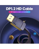 Vention Кабел Cable - Display Port v1.2 DP M / M Black 4K 3M - HACBI