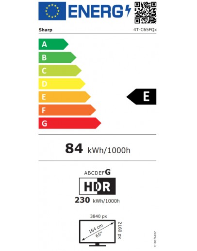 Sharp 65FQ5EG, 65 QLED  GOOGLE TV, 4K Ultra HD 144