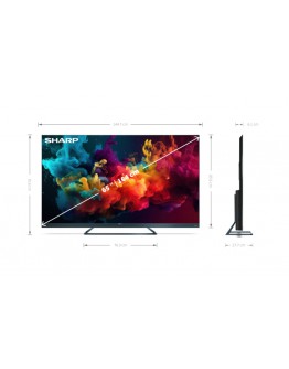 Sharp 65FQ5EG, 65 QLED  GOOGLE TV, 4K Ultra HD 144