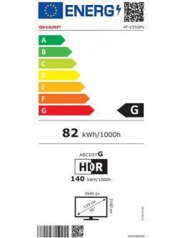 Sharp 55GP6260E, 55 QLED Google TV, 4K Ultra HD 38