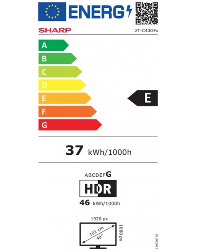 Sharp 40GF2265E, 40 LED GOOGLE TV, FHD 1920 x 1080