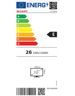 Sharp 32FI2EA, 32 LED Android TV, HD 1366x768, 1 0