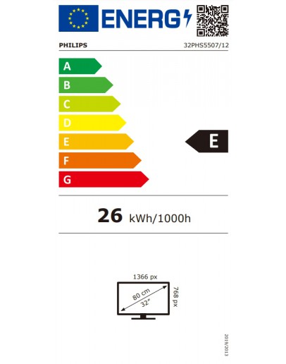 Philips 32PHS5507/12, 32 HD LED 1366x768, DVB-T/T2