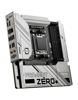 MSI B650M PROJECT ZERO, mATX, Socket AM5, Dual