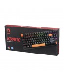 Marvo механична геймърска клавиатура Gaming Mechanical keyboard 87 keys, Orange caps TKL - KG901C