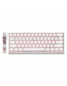 Madlions професионална геймърска механична клавиатура Professional Gaming Mechanical Keyboard MAD 60 HE Flagship - 8K, Magnetic Amber Pro Switches - White