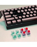 Madlions професионална геймърска механична клавиатура Professional Gaming Mechanical Keyboard MAD 68 HE Flagship - 8K, Magnetic Amber Pro Switches - White