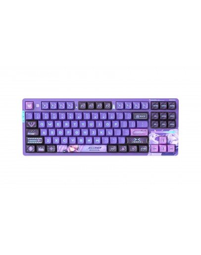 VGN професионална безжична геймърска механична клавиатура Wireless Professional Gaming Mechanical Keyboard - V87 PRO Athena - Aniya Switches, BT5.0, 2.4G